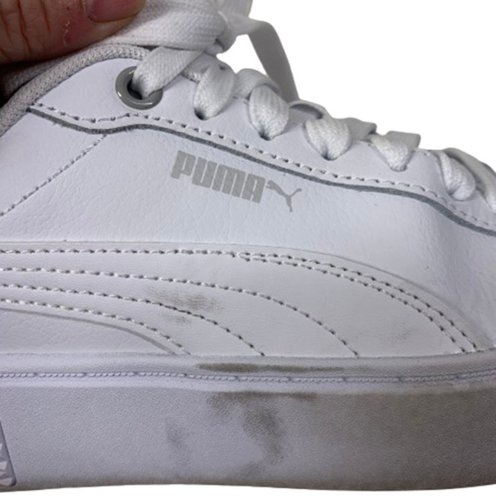 PUMA White Smash Platform v2 Classic‎ Sneakers - Picture 6 of 14
